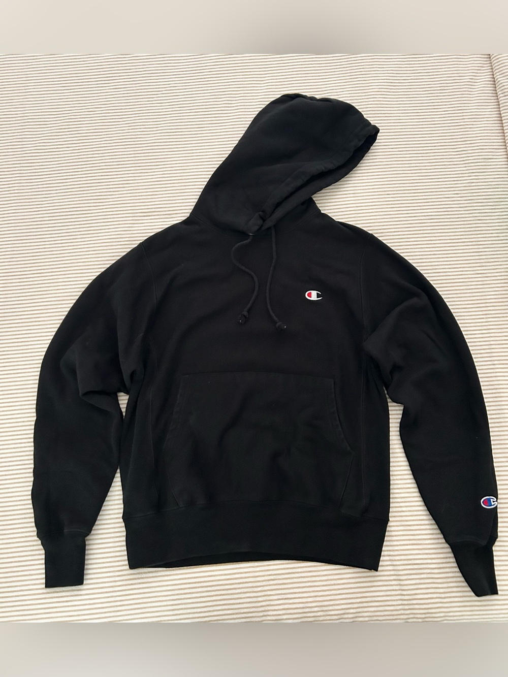 Black Champion reverse weave hoodie